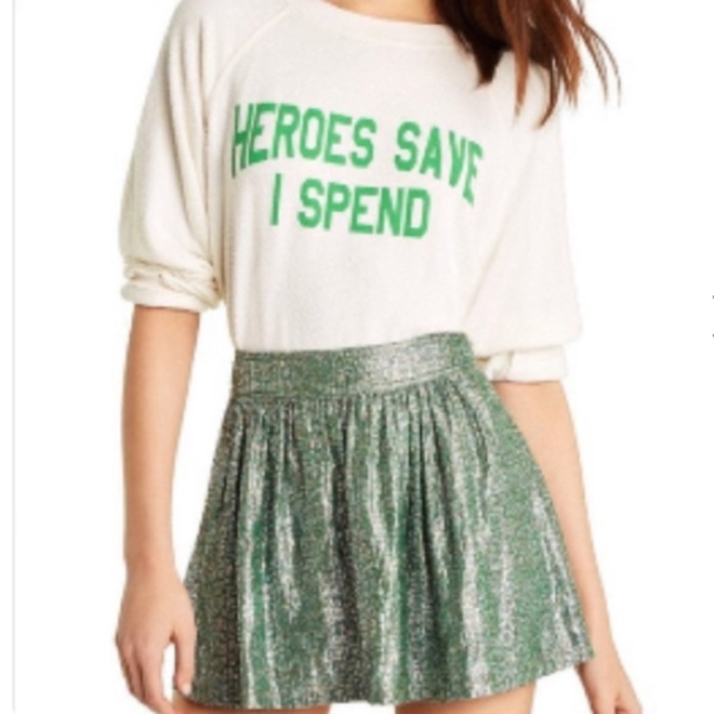 Wildfox Sommers Sweater Heroes Save I Spend